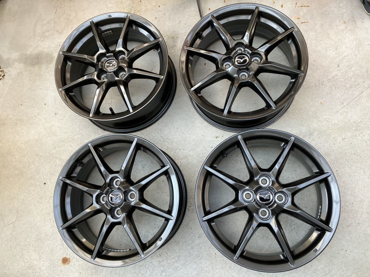 マツダ NDロードスター 純正アルミホイール PCD100 4穴 +45 6.5j 16