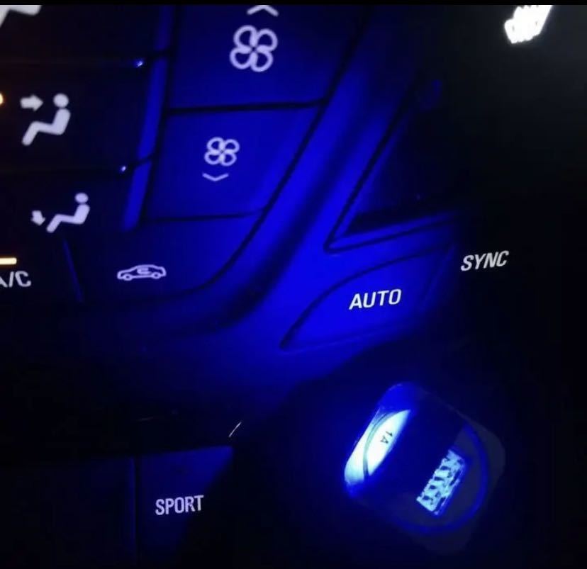 汎用車内照明USBLEDライトイルミライト高輝度青2個セット｜PayPayフリマ