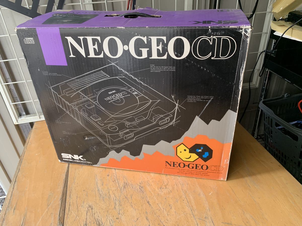 【未使用保管品】USED SNK エスエヌケイ NEOGEO CD NEOGEOCD ネオジオCD NGCD CD-T01 家庭用ゲーム機 本体 セット