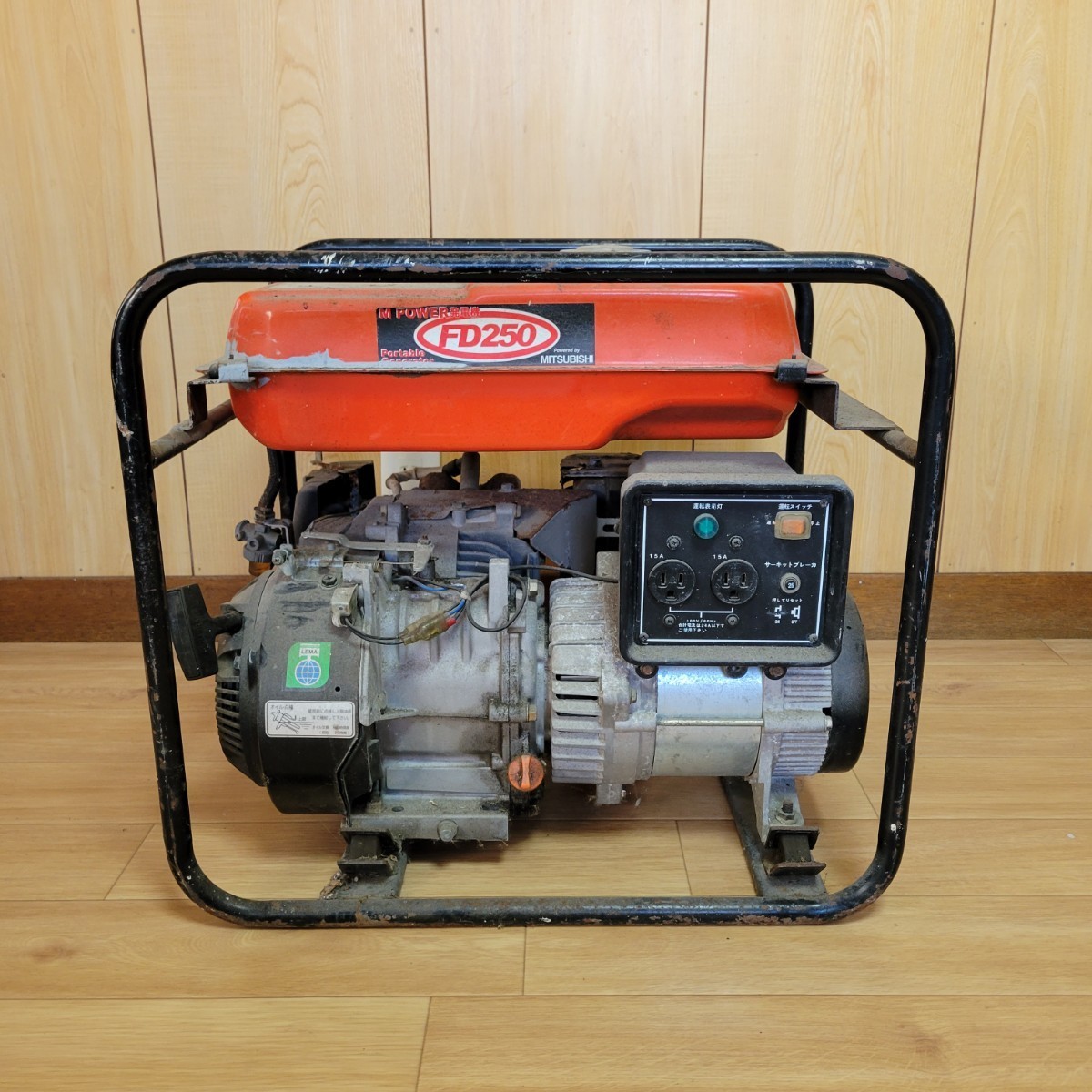 Yahoo!オークション - 三菱 小型発電機 FD250 ミツビシ 発電機 Yahoo!オークション - 三菱 小型発電機 FD250 ミツビシ 発電機
