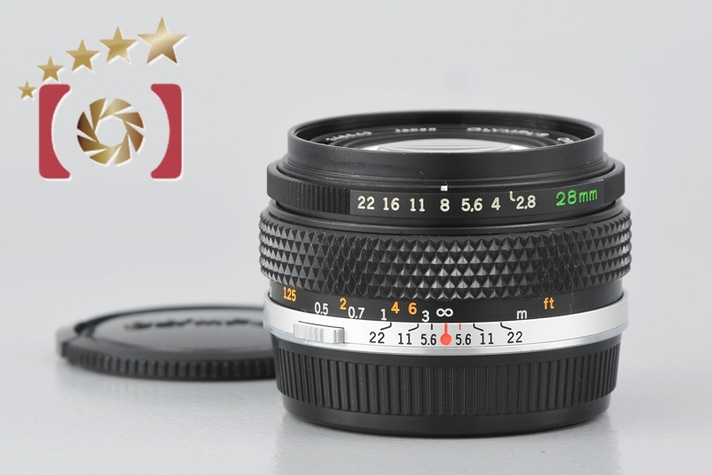 新発売】 オリンパス 【中古】OLYMPUS ZUIKO f/2.8 28mm AUTO-W