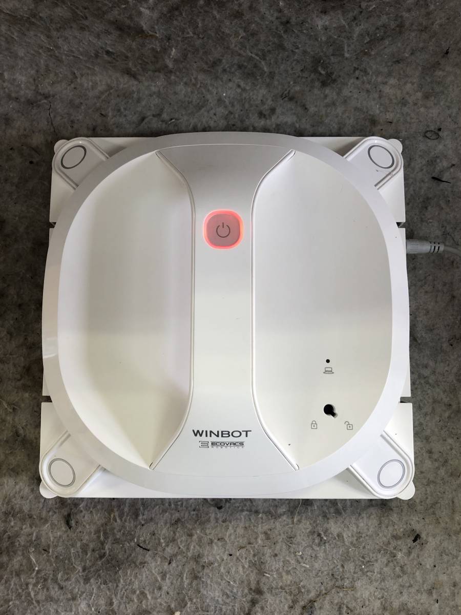 N-2114 WINBOT ECOVACS (エコバックス) 窓用お掃除ロボット リモコン付 WA30/AA1408/RC1712 バッテリー要交換 ガラスクリーニングロボット_画像4