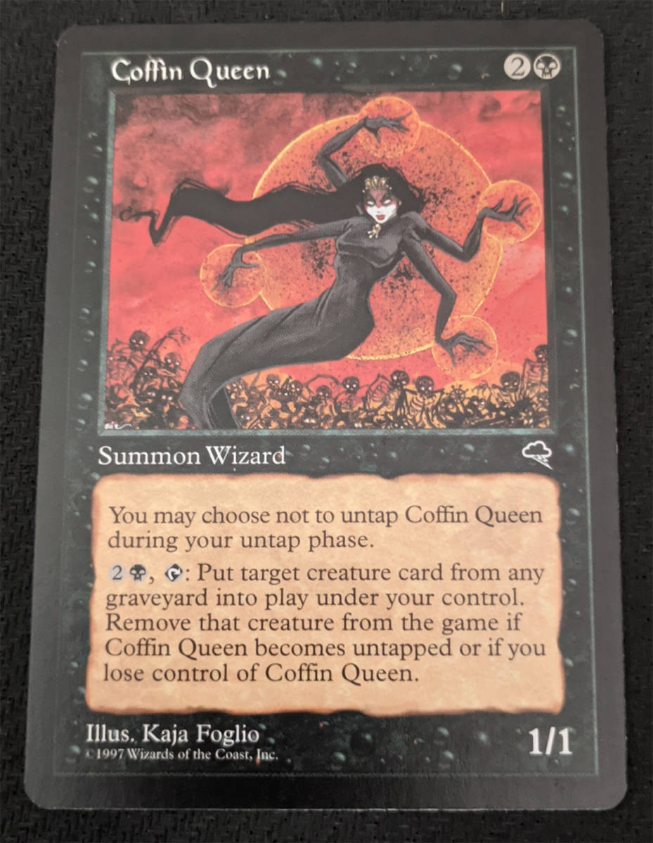 MTG TMP 英語版 棺の女王/Coffin Queen_画像1