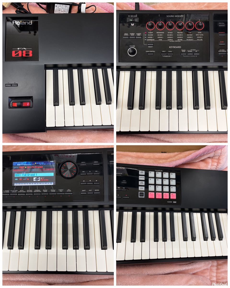 ローランド Roland FA-08 シンセサイザー 鍵盤 楽器 演奏 品