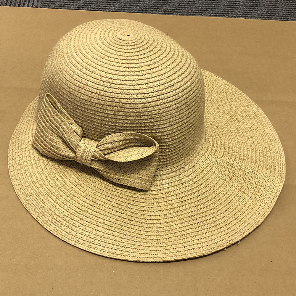 女優帽 帽子 ツバ広帽子 ハット 旅行用帽子 麦わら帽 テンガロンハット 紫外線対策 リボン OF103_画像6