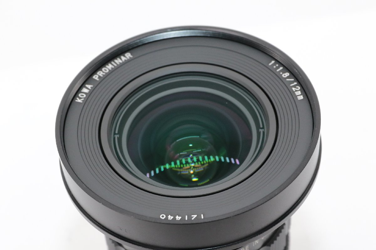 【外観綺麗/動作保証】コーワ KOWA PROMINAR 12MM F1.8-BK (マイクロフォーサーズマウント、元箱、ケース付、取説付） ＃3556#_画像8