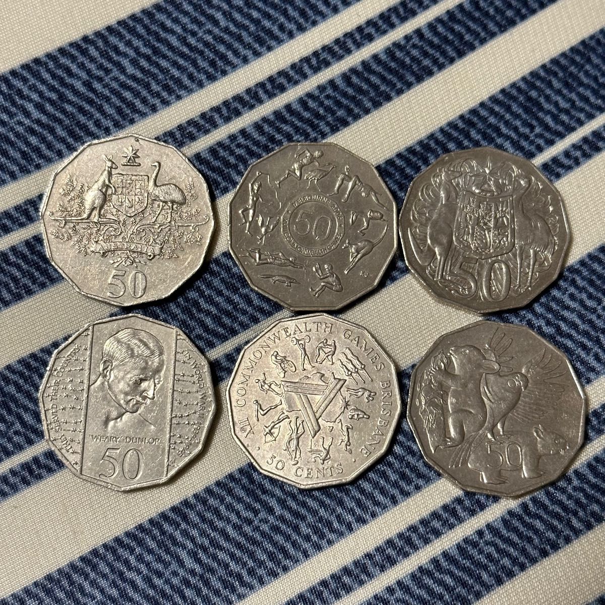 オーストラリア50セント硬貨6枚セット|PayPayフリマ