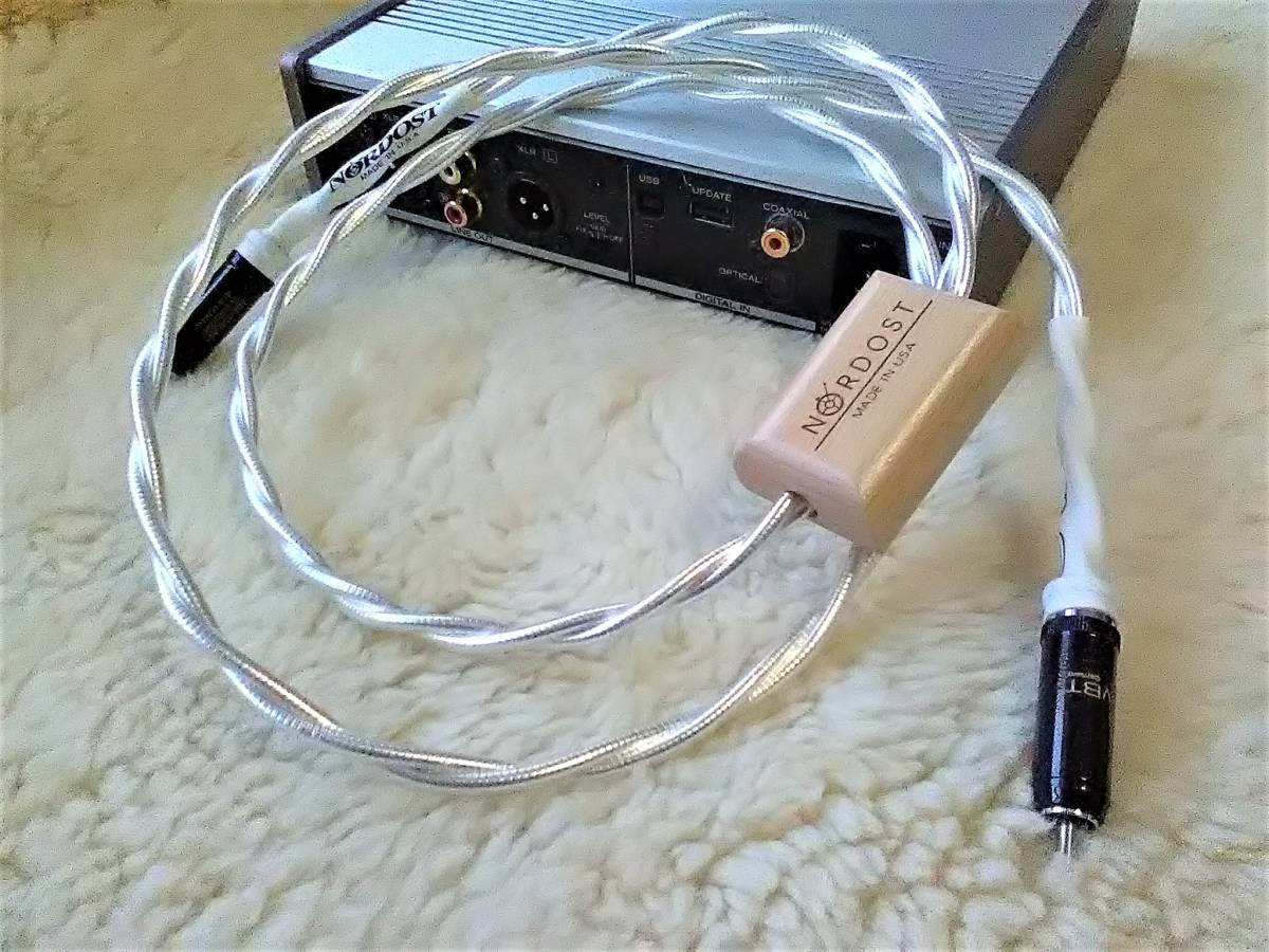熱い販売 ODIN2 同軸デジタル☆NORDOST Spec 1本 RCAケーブル1.5M WBT