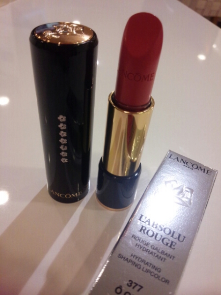  Lancome LANCOME*lap sleigh . rouge 377 flower stamp 