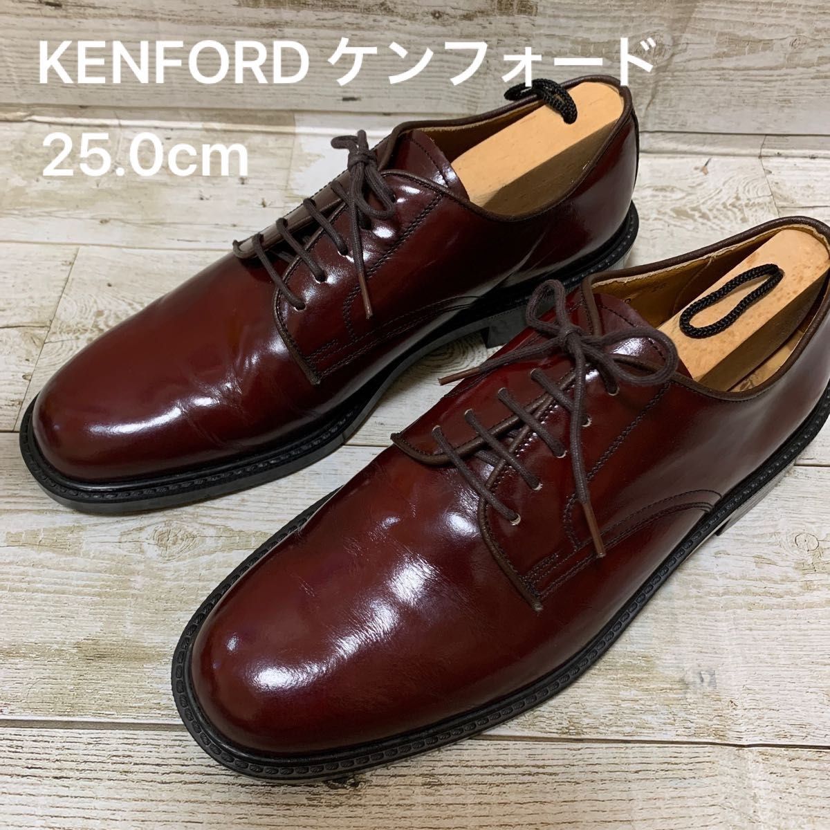 KENFORD ケンフォード 25 0cm ガラスレザー ブラウン KENFORD ケンフォード 25 0cm ガラスレザー ブラウン