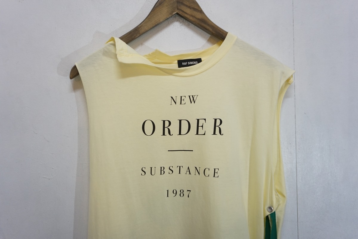 正規品大得価 RAF SIMONS - RAF SIMONS 18SS NEW ORDER ノースリーブの