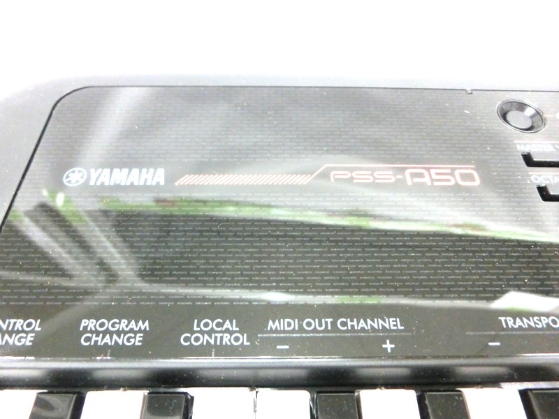 1000円スタート ポータブルキーボード YAMAHA DIGITAL KEYBOARD 2020年製 PSS-A50 通電動作確認済 箱付き ヤマハ 鍵盤楽器 2 CC3063_画像3