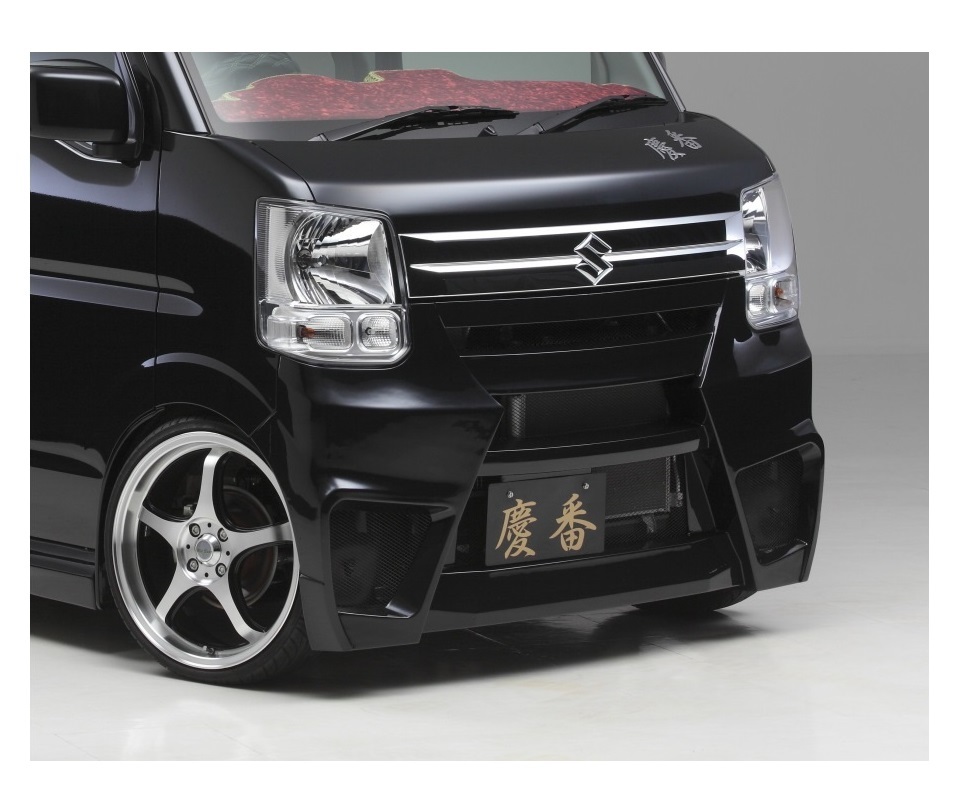 ●Kei-Zone 軽バン エブリィバン DA17V 慶番 エアロ3点SET(バンパータイプ)　_画像3