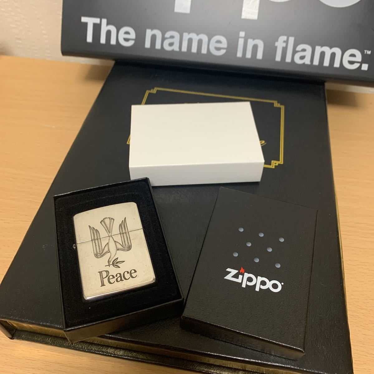 ZIPPO ジッポー PEACE ARMOR SILVER COATING ピース アーマーシルバー