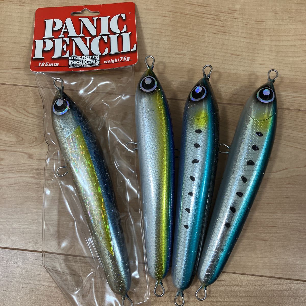 【送料無料】スカジットデザインズ パニックペンシル 185mm 75g 計4本セット SKAGIT PANIC PENCIL_画像1