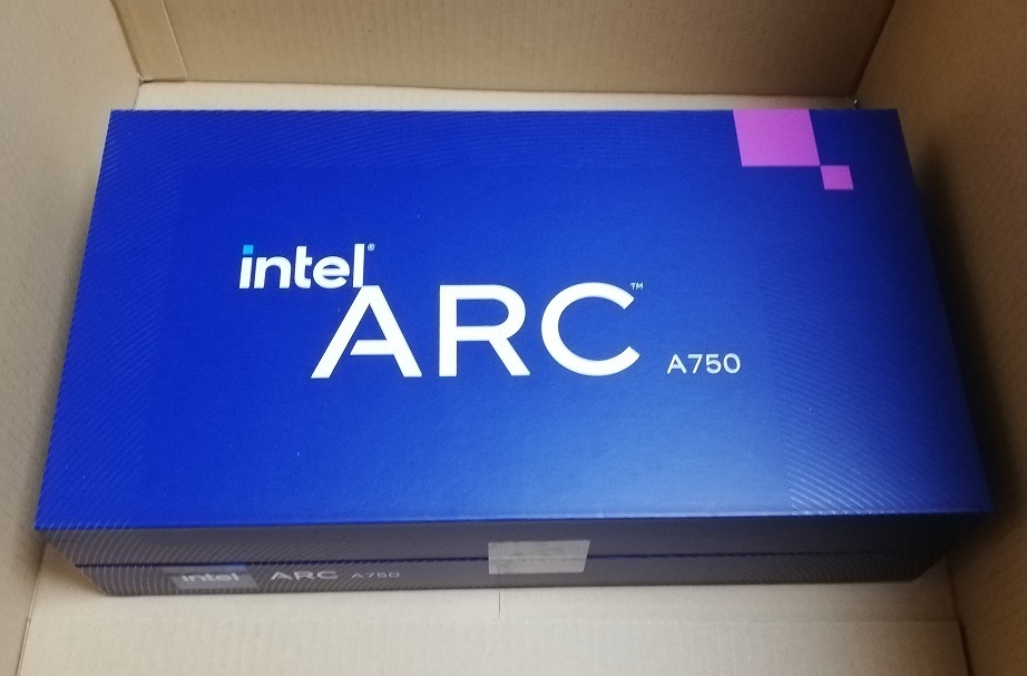 グラフィッ 新品未開封 Intel ARC A750 8GB インテル グラフィック