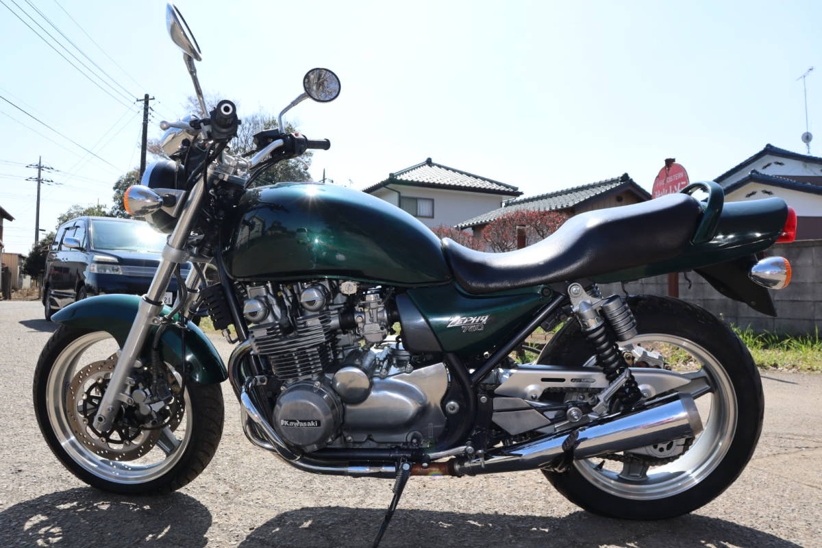 カワサキ KAWASAKI ZEPHYR750(ZR750C-0407-) 実動車 【動画有】旧車絶版車 逆輸入車 ゼファー750 ☆CB750four GPZ750 ゼファー550 の画像3