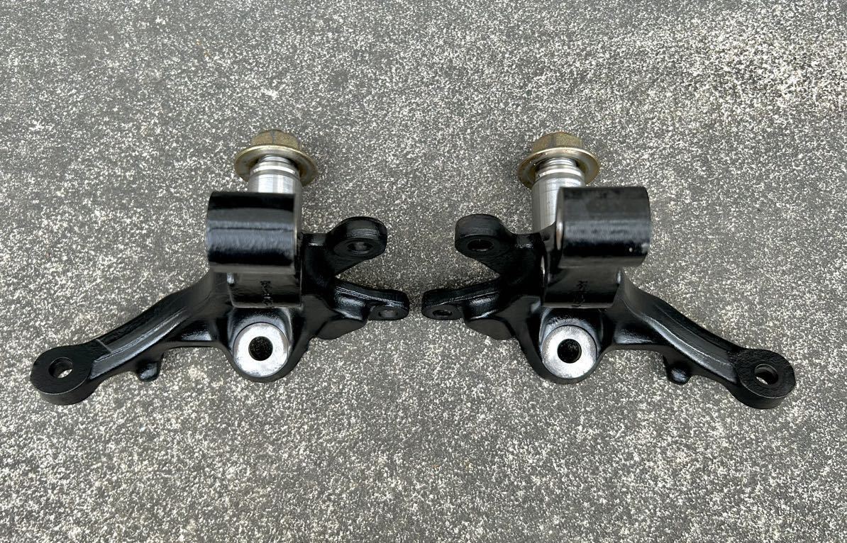 S14シルビア フロントナックル 左右 ABS無車 ドリフト 加工 S14シルビア フロントナックル 左右 ABS無車 ドリフト 加工