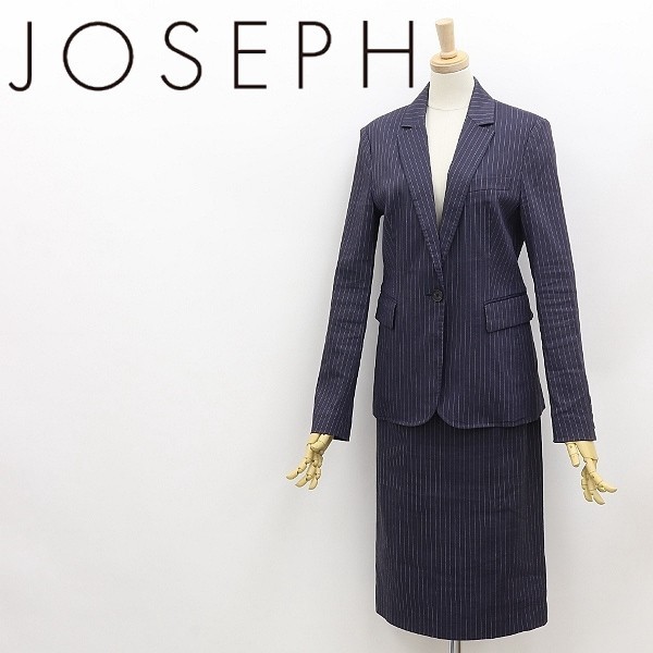 ファッション ◇JOSEPH ジョゼフ 38 ネイビー 紺 セットアップ スーツ