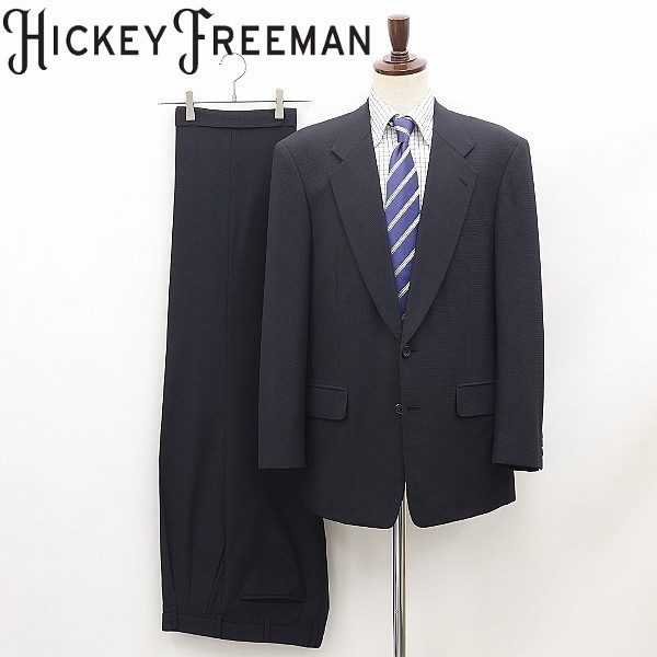 ◆HICKEY FREEMAN ヒッキーフリーマン 2釦 スーツ チャコール