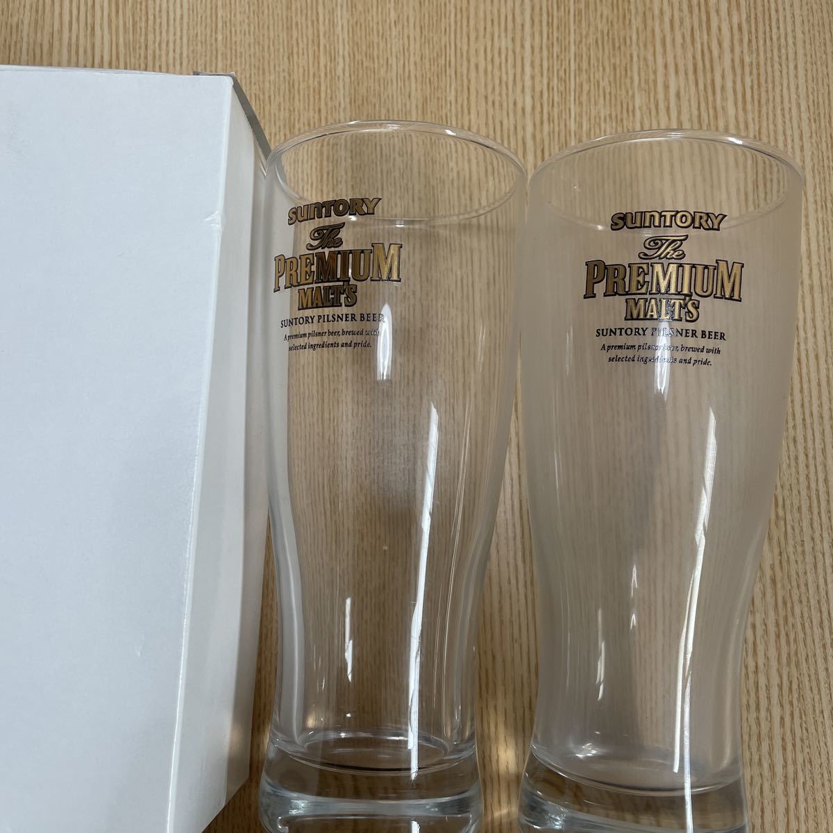 新品 未使用品 プレモル ビールグラス タンブラーグラス ビアグラス ペアグラス 2個セット サントリー ザ・プレミアムモルツ_画像1