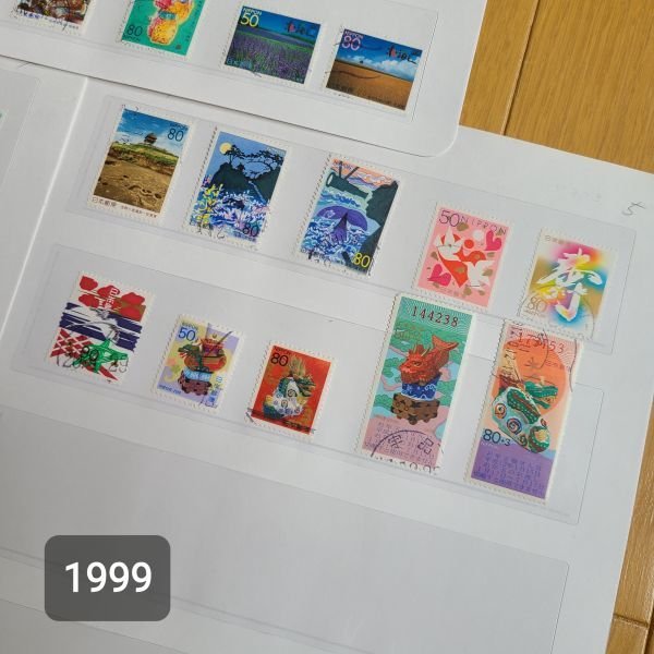 .★〈使用済切手〉1999年に発行された切手　誕生年切手　110枚　日本切手 JAPAN 使用済 切手　使用済み切手 R410_画像6
