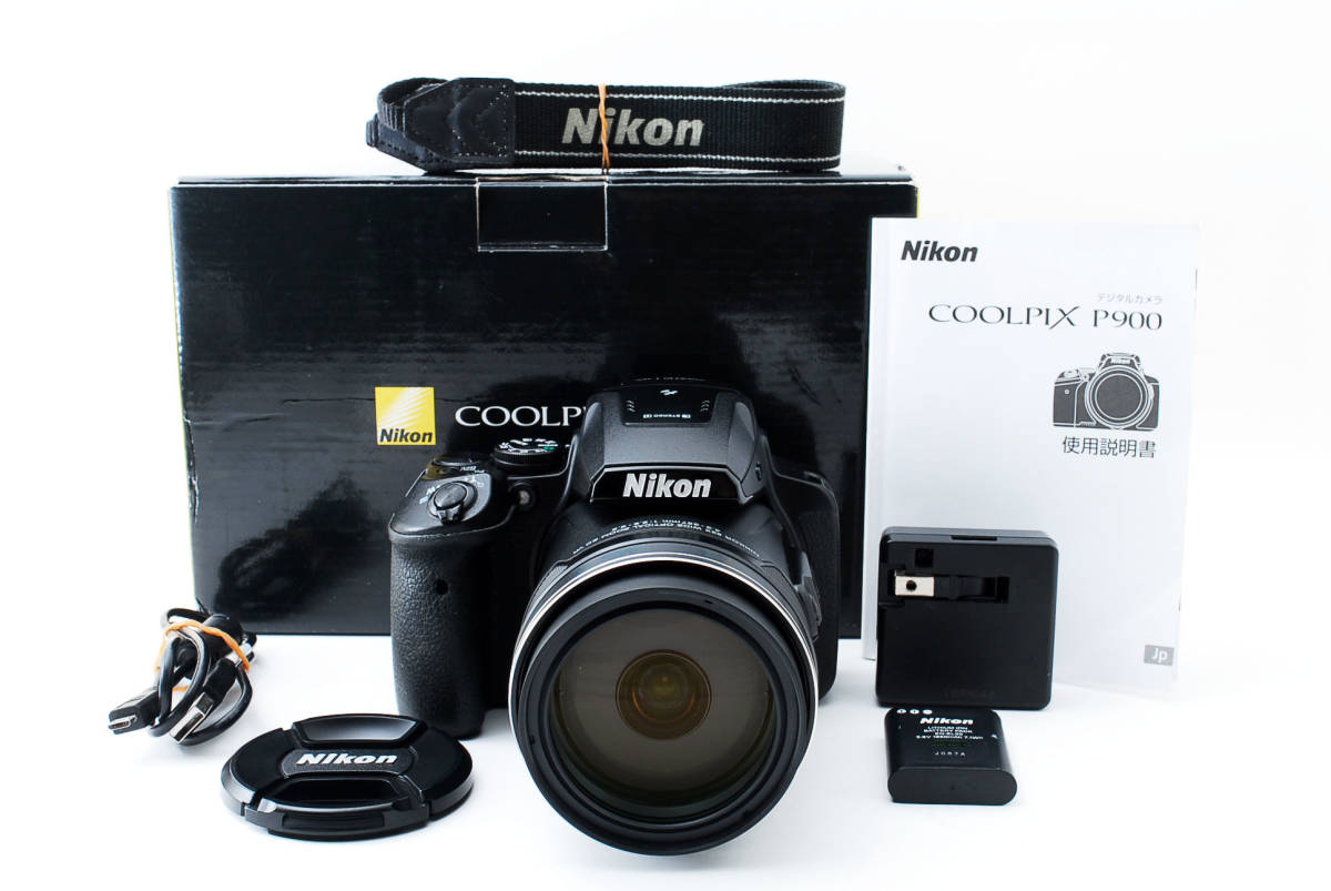 ★訳あり大特価★NIKON ニコン デジタルカメラ COOLPIX P900 ブラック クールピクス P900BK★6212