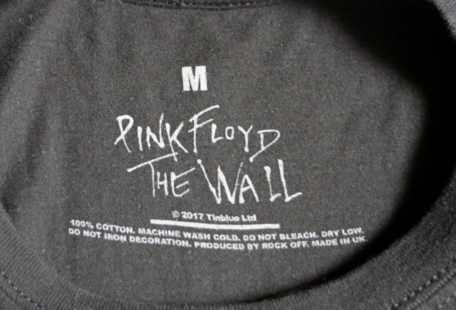 【英国製】PINK FLOYD(ピンクフロイド）◆THE WALL プリントTシャツ M_画像4