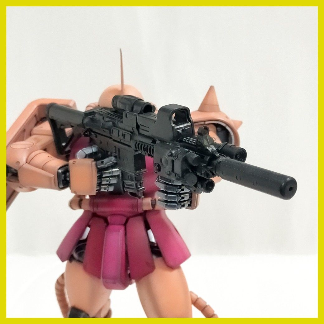 アサルトライフル HK416 プラモデル　未組立　ガンプラ　武器　ガンダム　パーツ　アクションフィギュア　ミリタリー模型