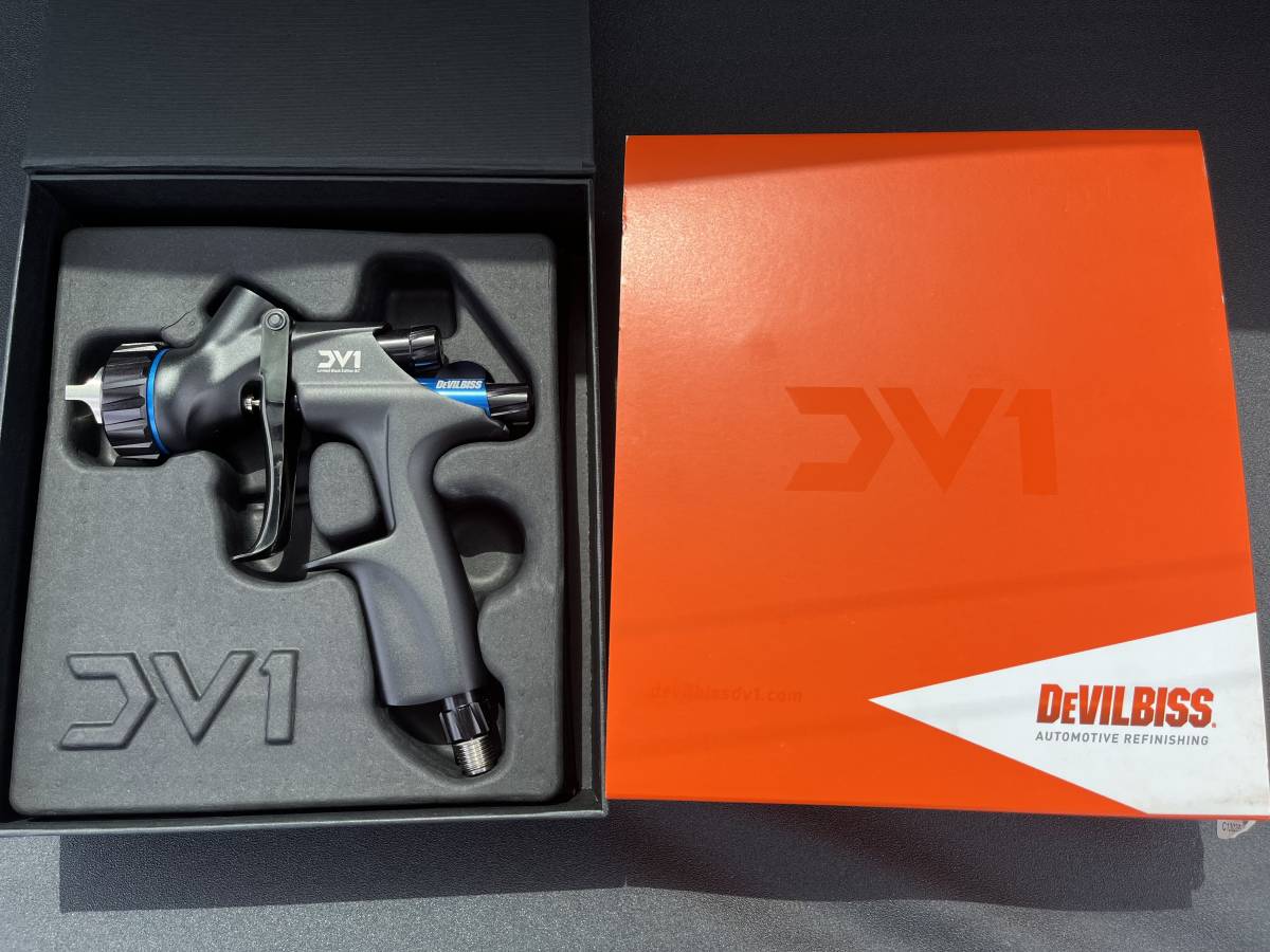 デビルビスDV1 ベースコートスプレーガン ブラックエディション