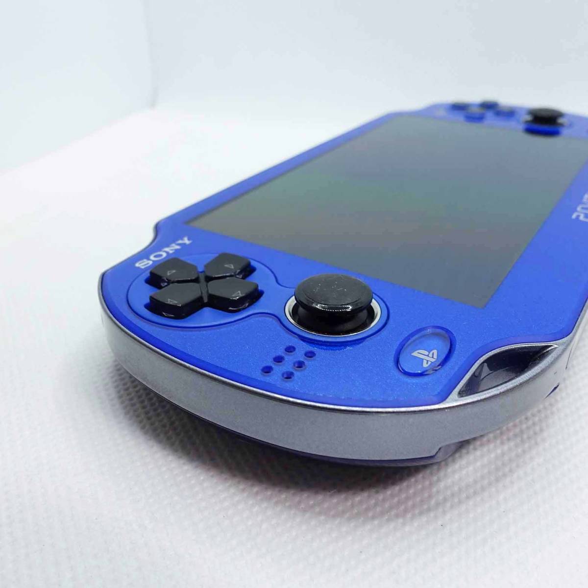 【希少FW2.12・美品】SONY PS VITA PCH-1000 サファイア・ブルー(青