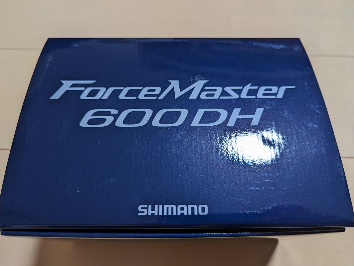シマノ フォースマスター600DH　フォースマスター　電動リール　新品　未使用　保証書　付属品　全てあり　1円スタート