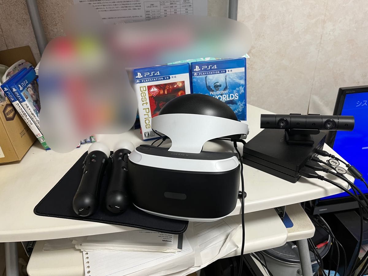 ホワイトブラウン PlayStationVR 本体 Camera + Move2点 - その他