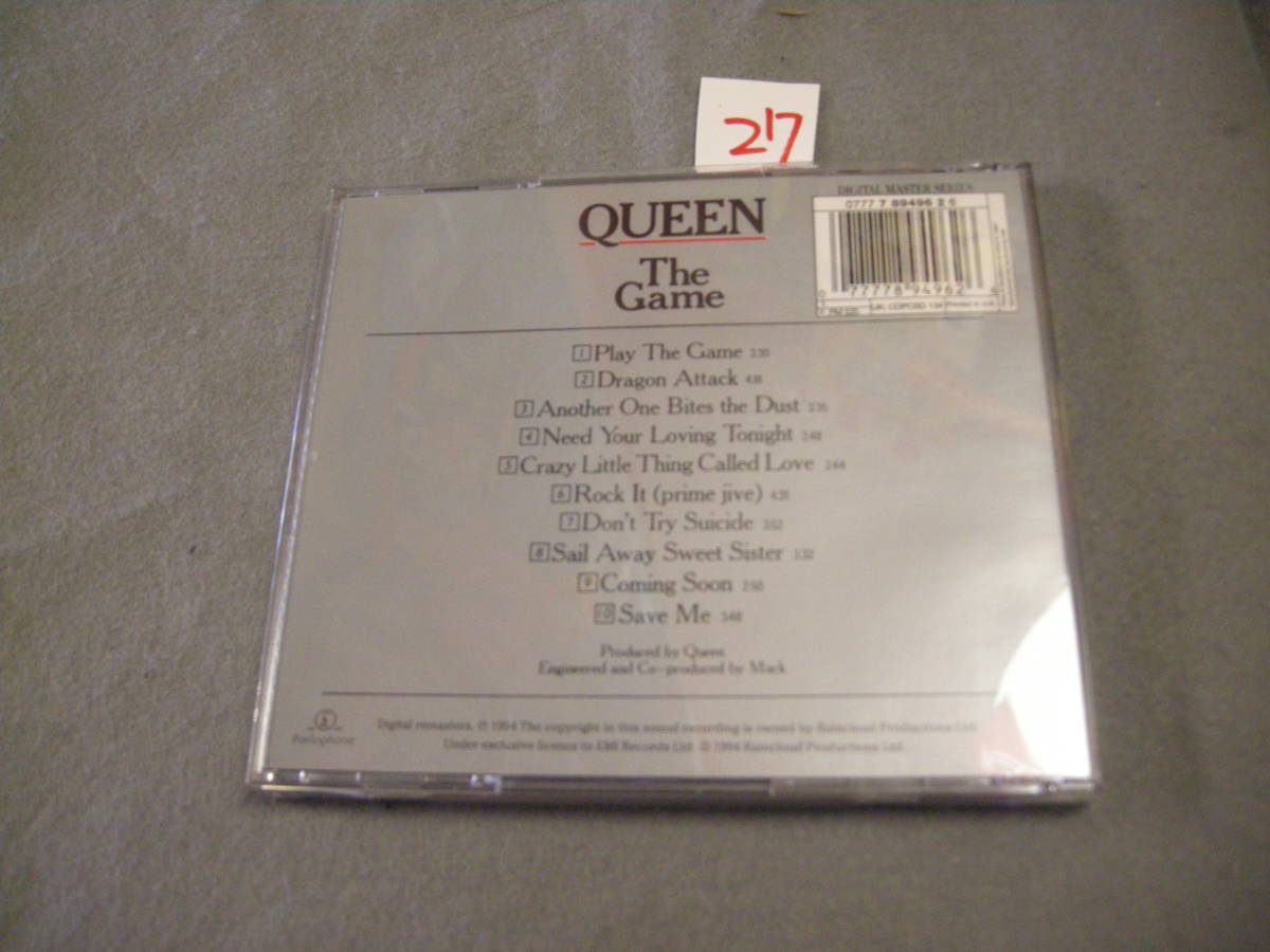 Ⅶ輸入盤CD!　Queen / The Game _画像2