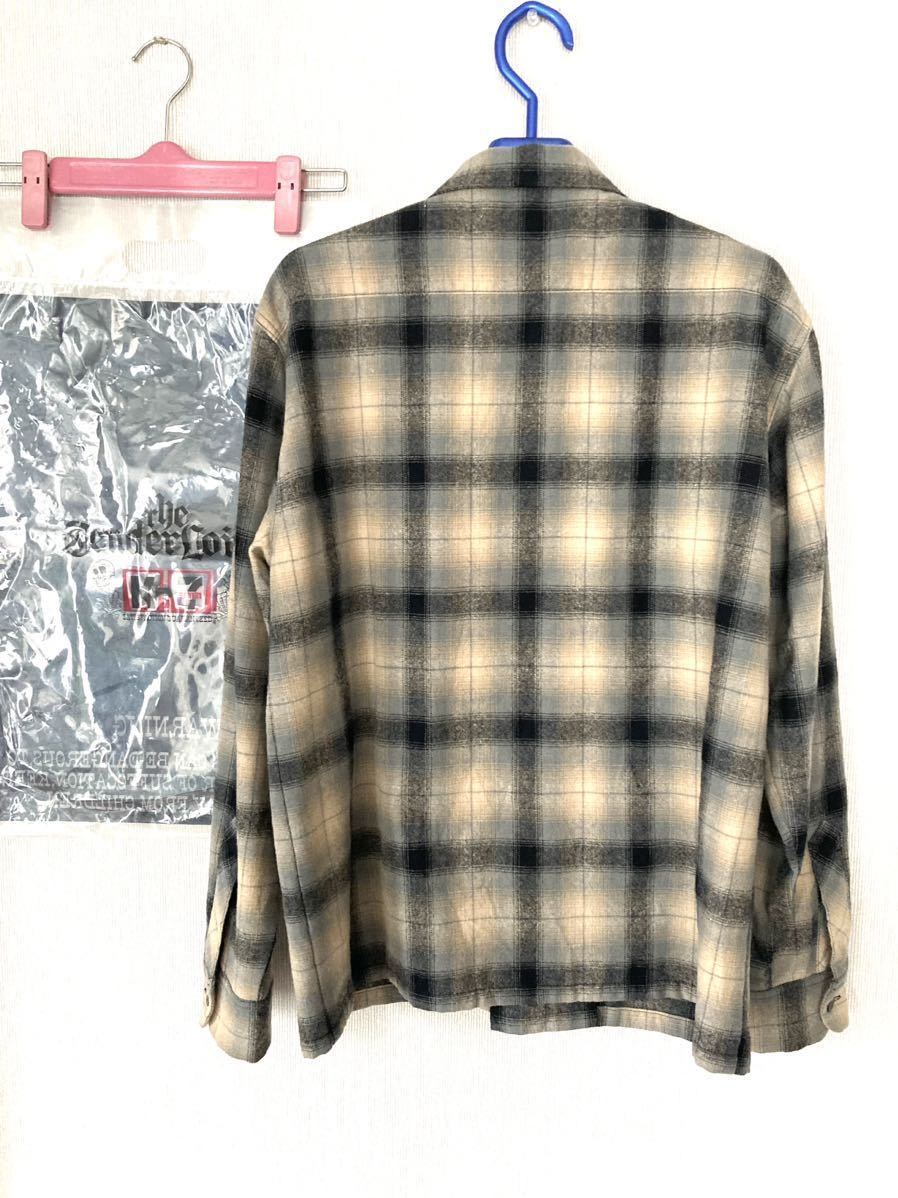 即決】08AW タグ・袋付き Sサイズ テンダーロイン T-WOOL SHT チェック