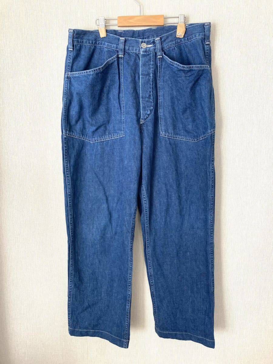 即決】21AW Mサイズ テンダーロイン DENIM TROUSERS WASH インディゴ