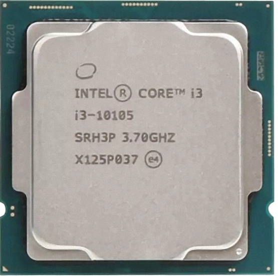 新しいブランド i3-10105 Core Intel SRH3P LGA1200 65W 6MB 3.7GHz 4C