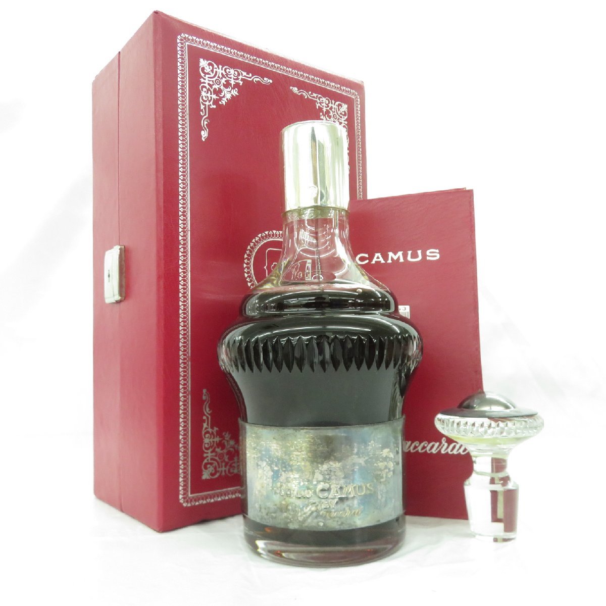 未開栓】CAMUS カミュ シルバートップ バカラボトル ブランデー 700ml