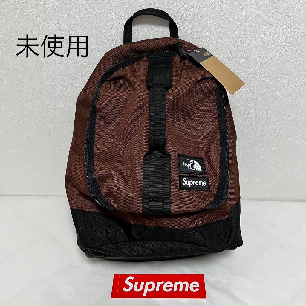 未使用 22fw Supreme The North Face Steep Tech Backpack Brown タグ