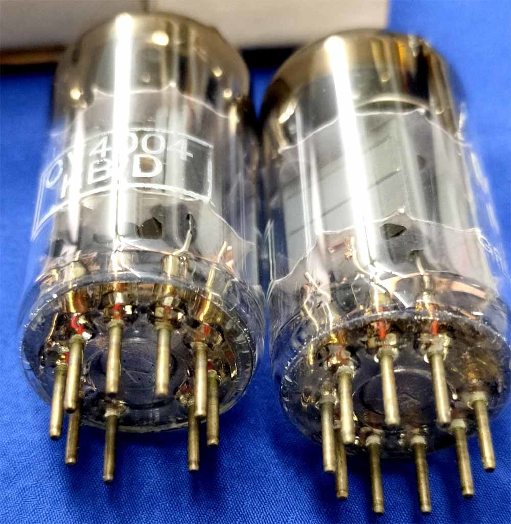 れています】 英国製真空管 Mullard(マラード) M8137/CV4004 2本