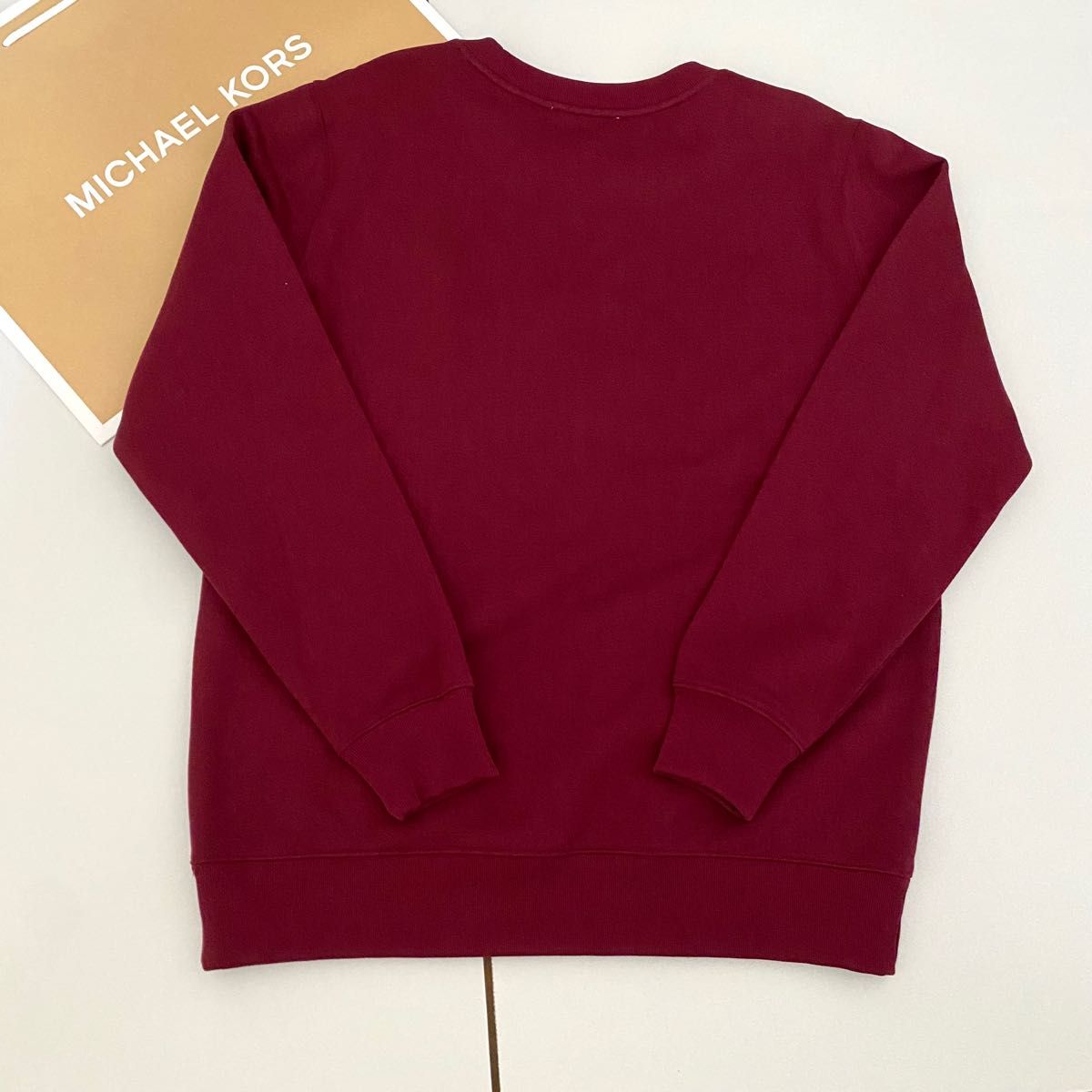 新品 MICHAEL KORS マイケルコース トレーナー Sサイズ ルビー 新品 MICHAEL KORS マイケルコース トレーナー Sサイズ ルビー