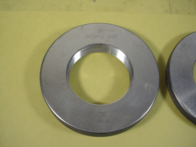 M52*1.5 GR2-IR2 中古品 ミリサイズ ネジゲージ リングゲージ M52*1.5 GR2-IR2 中古品 ミリサイズ ネジゲージ リングゲージ