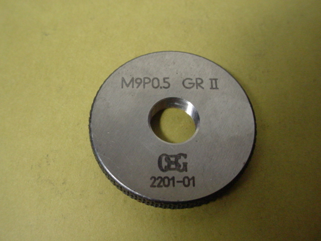バンザイコシフリ M9*0.5 GR2-WR2 品 ミリサイズ ネジゲージ リング