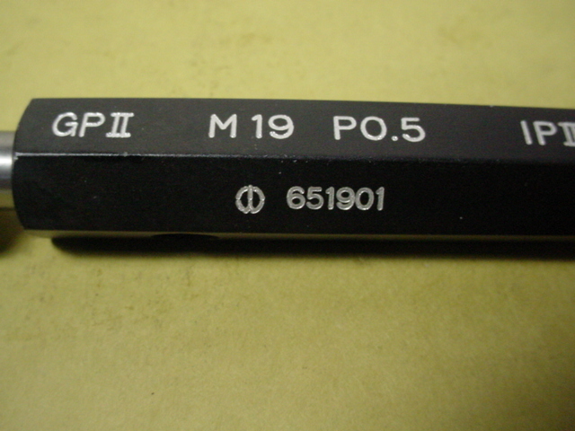 M19*0.5 GP2-IP2　程度良好中古品 ミリサイズ　ネジゲージ　プラグゲージ_画像3