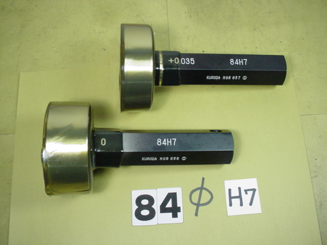 大量入荷 Φ84H7 栓ゲージ 中古品 1084 基準器、ゲージ - aval.ec