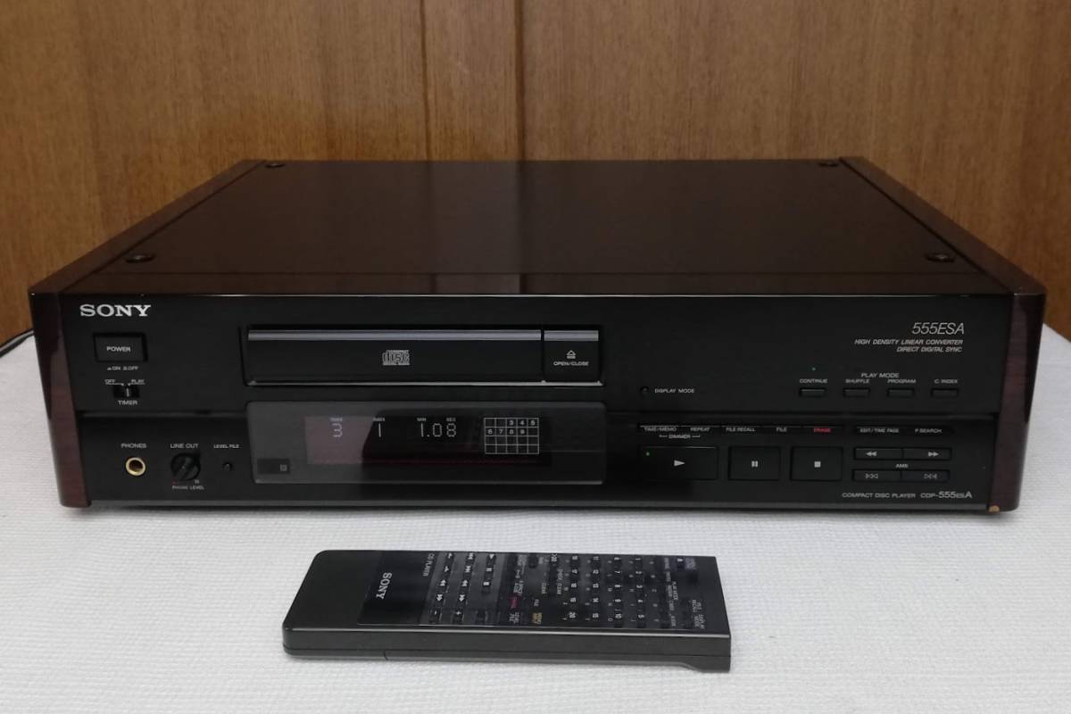 ヤフオク! - ◇動作良好◇SONY ソニー CDP-555ESA 【トレ...
