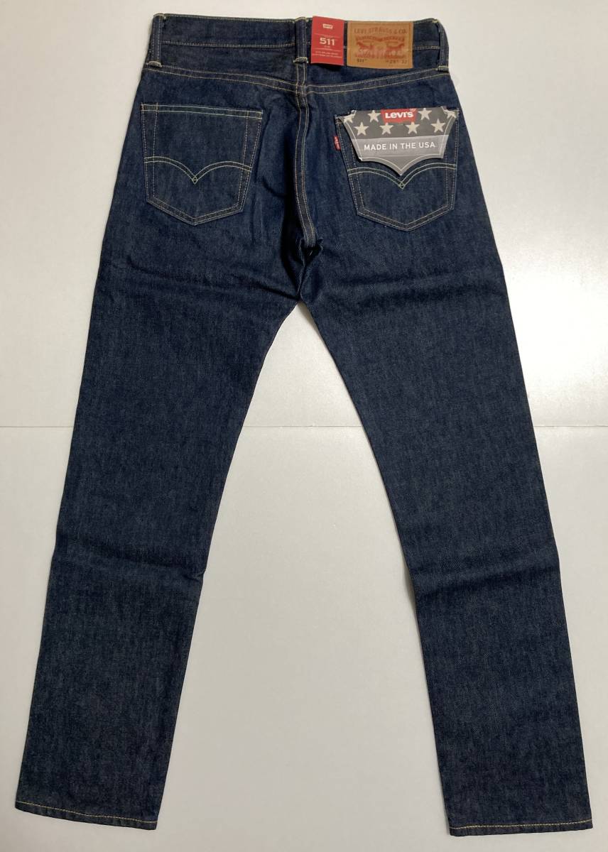 511 SLIM W29 L32 WHITE OAK ホワイトオーク Levi’s リーバイス 赤耳 USA製 アメリカ製 米国製 045112303 デニム ジーンズ スリム_画像3