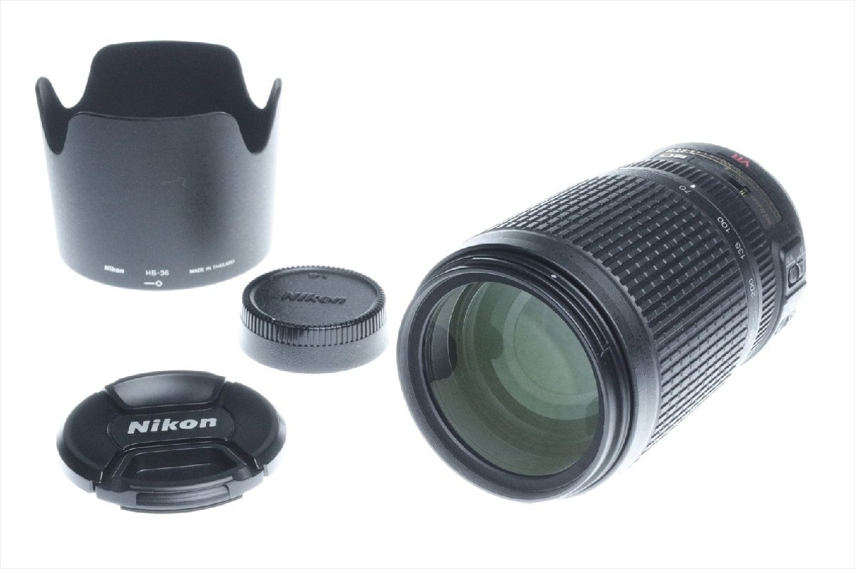 ニコン NIKON AF-S NIKKOR 70-300mm 1:4.5-5.6 G VR LENS レンズ 一眼レフカメラ用 ニッコール 動作確認済 0488kby