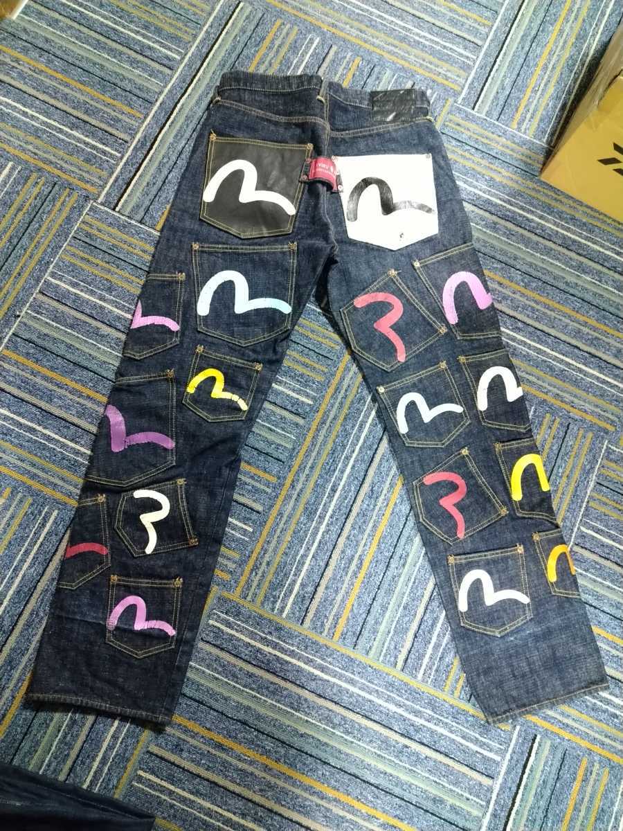 EVISU エヴィス メニーポケット デニムパンツ ジーンズ LOT.0065 /SIZE