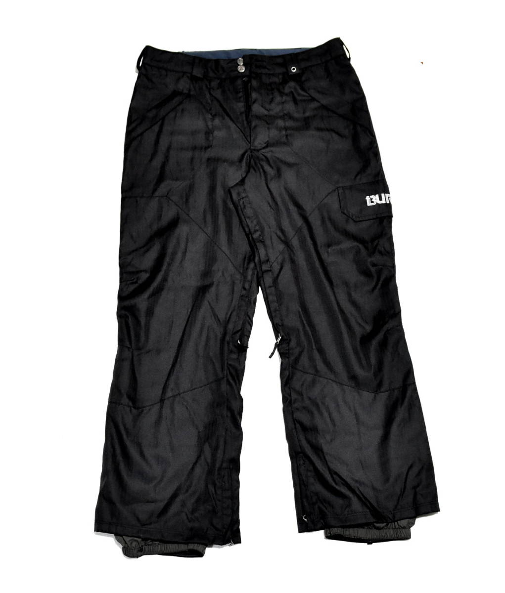 BURTON DRY RIDE パンツ メンズ 黒 SIZE XL USED スノボー ウエア 男性用 バートン ブラック 2L 大きいサイズ _画像1